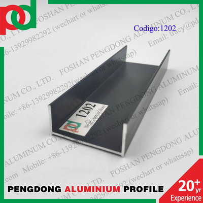 0.15 মিমি অ্যানোডাইজড অ্যালুমিনিয়াম ডোর প্রোফাইল 6063 সিরিজ T5 টেম্পার