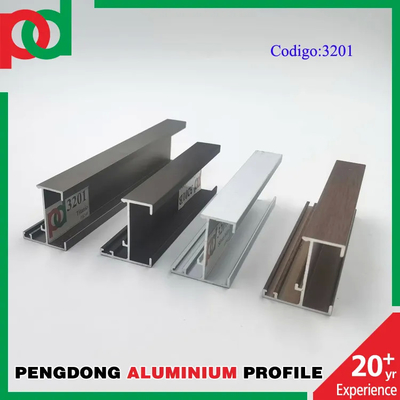 OEM আকৃতি 6063 অ্যালুমিনিয়াম উইন্ডো প্রোফাইল কাস্টমাইজড দৈর্ঘ্য