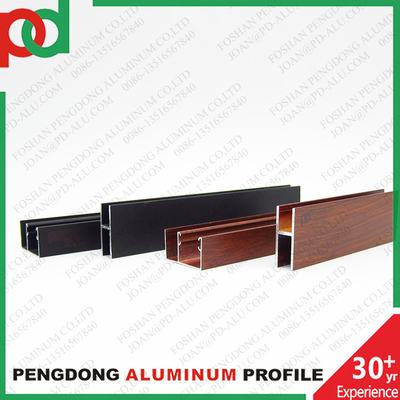 কাঠের দানা রঙের অ্যালুমিনিয়াম ইউ চ্যানেল হ্যান্ড্রিলের জন্য পারগোল ব্যালকনি বেঞ্চ টিউব দক্ষিণ আমেরিকায় রপ্তানি করা হয়