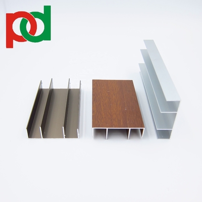 6063 T5 আয়তক্ষেত্রাকার অ্যালুমিনিয়াম প্রোফাইল উইন্ডো অ্যালুমিনিয়াম এক্সট্রুশন