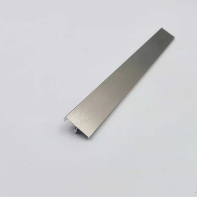 18.6mm T আকৃতি এক্সট্রুড অ্যালুমিনিয়াম ট্রিম আলংকারিক প্রান্ত প্রোফাইল
