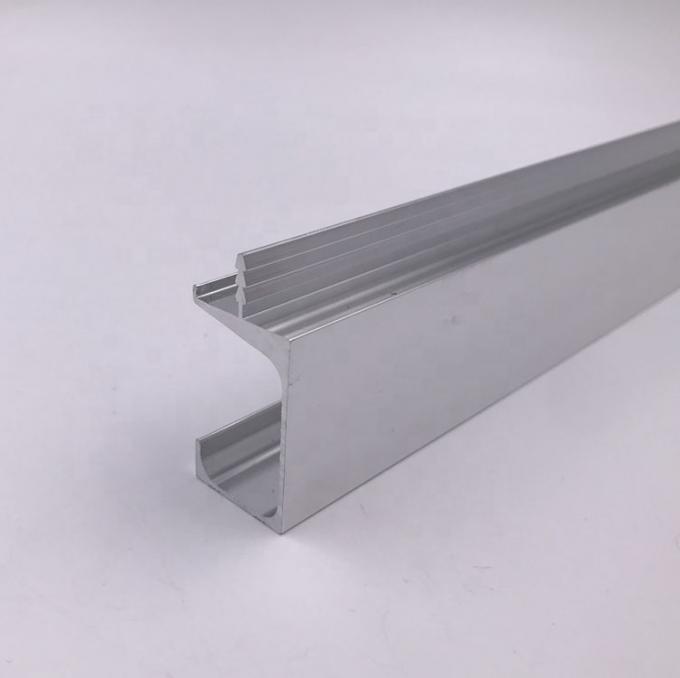 Libya Aluminium profile with Silver Glossy অ্যানোডাইজড