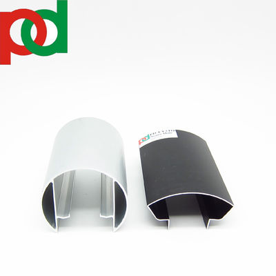 কাঠের দানা রঙের অ্যালুমিনিয়াম ইউ চ্যানেল হ্যান্ড্রিলের জন্য পারগোল ব্যালকনি বেঞ্চ টিউব দক্ষিণ আমেরিকায় রপ্তানি করা হয়