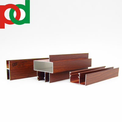 এক্সট্রুশন প্রযুক্তি ব্যবহার করে বিভিন্ন আকার এবং ডিজাইনে ম্যাট ব্ল্যাক কাঠ-টচ ফিনিস সহ ডোর উইন্ডো অ্যালুমিনিয়াম প্রোফাইল